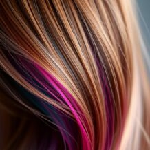 Kolorowe włosy od spodu: trendy, techniki i pielęgnacja